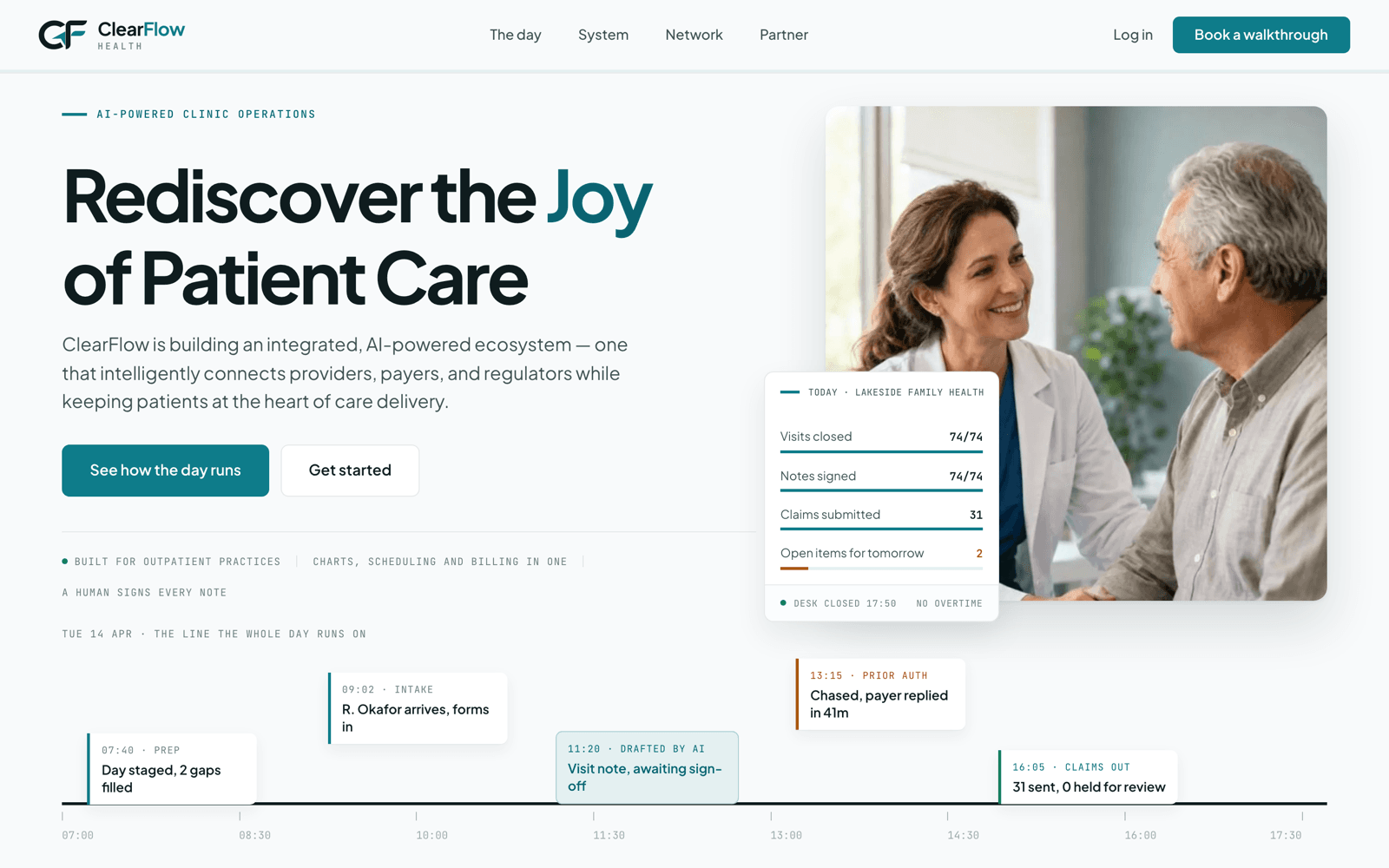 ClearFlow — screen 1