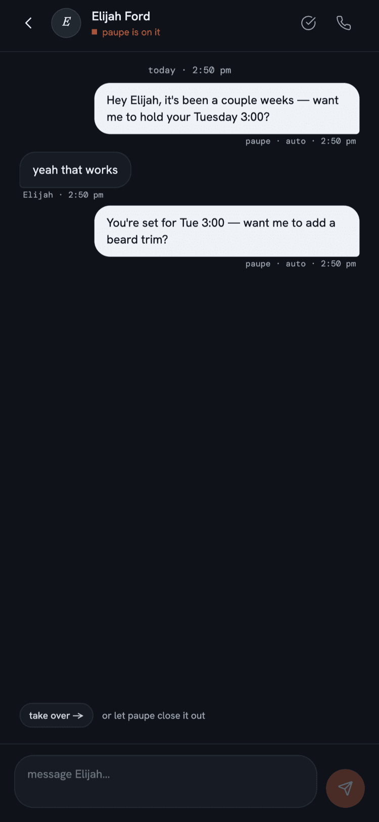 Paupe — screen 5